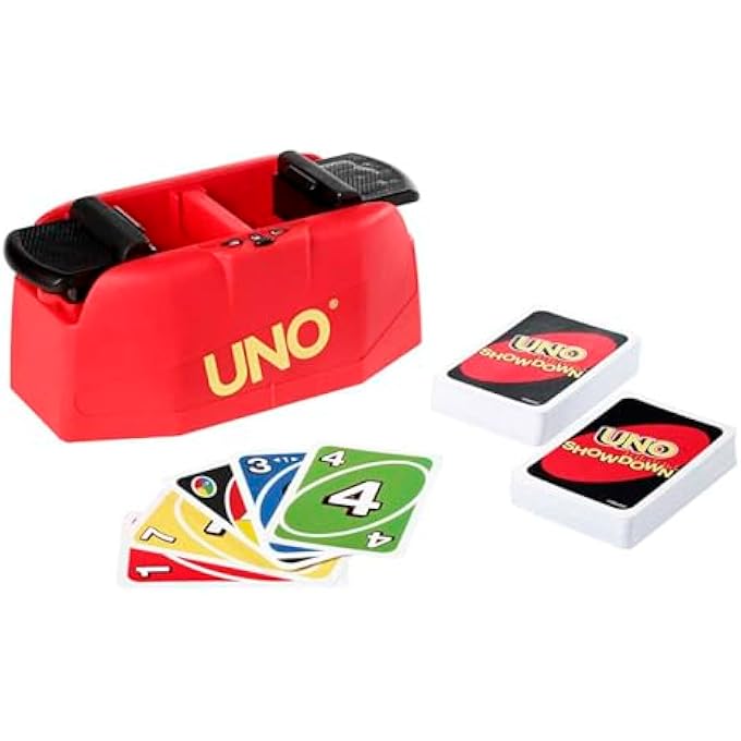 rayihni UNO SHOWDOWN QUICK DRAW FAMILY CARD WITH 112 CARDS & UNO SHOWDOWN UNIT FOR AGES 7 YEARS OLD & UP, GIFT FOR KID, FAMILY OR ADULT NIGHT - Image 3